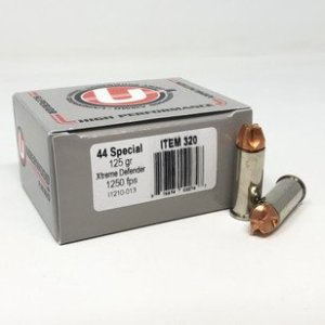 Underwood 44 Special Ammunition 125 Grain Xtreme Defender UW320 20 Rounds