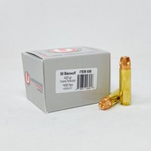 Underwood 50 Beowulf Ammunition UW556 420 Grain Xtreme Penetrator 20 Rounds
