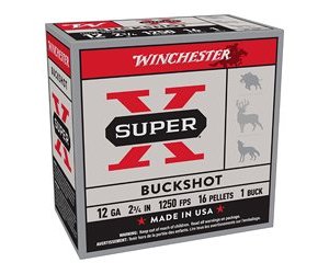 WIN SUPERX 12GA 2.75 BUCKSHOT 25/250