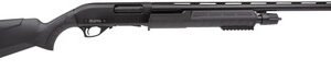 Rock Island Armory YPA12C2224-B Youth Pump Action Combo Field/Deer 12 Gauge Shotgun 5+1 22"/24" Black