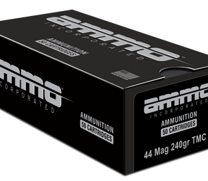 Ammo Inc 44 Magnum Ammunition AI44240TMC-A50 240 Grain Total Metal Coating 50 Rounds