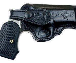 Bond Arms BACYP-45-70 Cyclops .45-70 Satin Package W/ Leather Holster 4.25" Single Shot Stainless/Black B6 Resin Grips