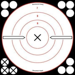 Birchwood Casey Shoot-N-C White/Black Bull's-Eye "X" Targets