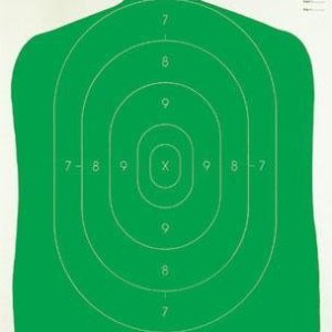 Champion LE Targets Paper Silhouette Target - 24" X 45" Green 100/Pack