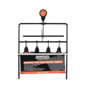 Champion Rimfire Five Gong Auto Reset Target Steel Card | Champion