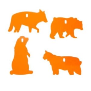 Champion Impact Steel 4-Pack Animal Targets Rimfire Box | Champion