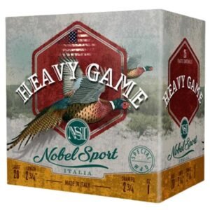 Nobel Sport Heavy Game Shotshells 20 ga 2-3/4" 1 oz 1165 fps #6 25/ct