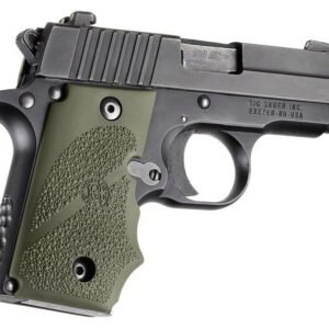Hogue SIG Sauer P238 Rubber Grip with Finger Grooves OD Green | Hogue
