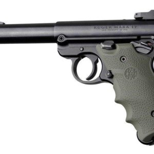 Ruger MKIV Rubber Grip with Finger Grooves OD Green