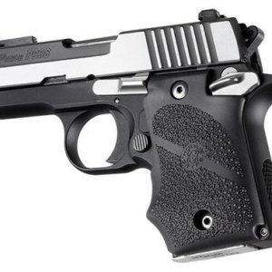 Hogue Ambi Safety Rubber Grip with Finger Grooves for SIG Sauer P938 Black