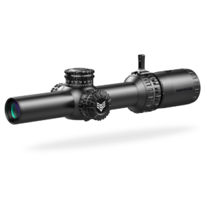 Swampfox Arrowhead LPVO Series Rifle Scope 1-10x24 30mm SFP Green IR MOA  Black