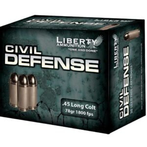 Liberty Civil Defense Handgun Ammunition .45 Colt 78 gr SCHP 1800 fps 20/ct