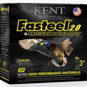 Kent Fasteel 2.0 Shotshells 20 ga 3" 7/8oz 1550 fps #2 25/ct