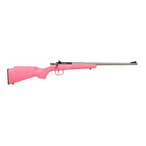 Keystone Crickett "My First Rifle" .22 LR Single Shot 16.1" Barrel Pink with Gold Webbing