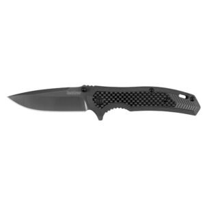 Kershaw Fringe A/O Frame Lock Knife 3" Drop Point Blade Grey | Kershaw