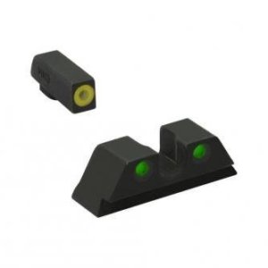 Meprolight ML47787 Hyper-Bright Yellow Ring Front/Green Rear Sights for CZ Shadow 2