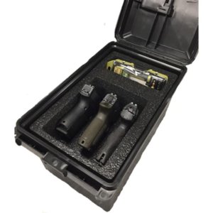 MTM Tactical Pistol Handgun Case fits 3 Handguns Dark Earth