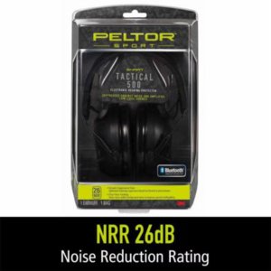 Peltor Sport Tactical 500 Electronic Ear Muffs 26dB Black