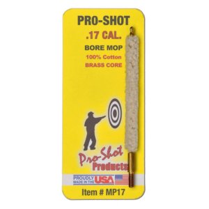 Pro-Shot Cotton Bore Mop (5/40 Thread) .17 cal | Pro-Shot