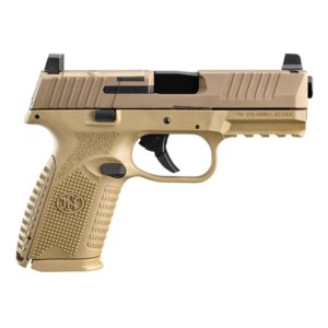 FN 509 Midsize MRD Handgun 9mm Luger 15rd Magazines (2) 4" Barrel FDE NMS