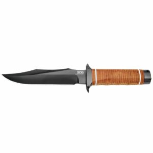 SOG Super Bowie Knife 7.5" Blade Brown Leather | SOG
