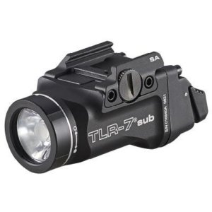 Streamlight TLR-7 Glock Sub Ultra-Compact Tactical Gun Light Black 500 Lumens