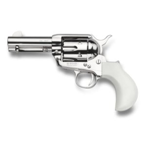 Taylor & Co TC9 1873 Single Action Handgun 9mm Luger 6rd Capacity 3.5" Barrel Nickle Flattop Birdshead Ivory Grip