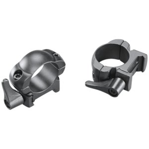 Weaver Grand Slam Leaver-Lok Top Mount Steel Scope Rings 1" Medium Matte