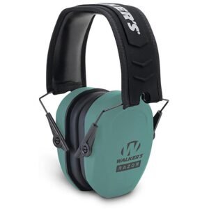 Walker's Razor Slim Passive Ear Muffs 27dB Teal