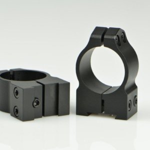 Warne Maxima Fixed (16mm Dovetail) Scope Ringmount with Grooved Receiver Fits CZ527 1" Medium Matte