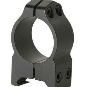 Warne 2-Piece Maxima Fixed Scope Ringmounts with Grooved Receiver - 1" High Matte CZ 550 19mm Dovetail