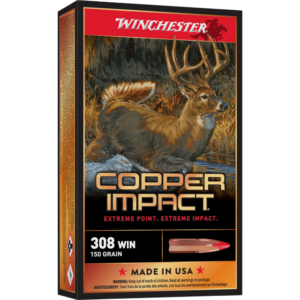 Winchester Copper Impact Rifle Ammunition 308 Win 150 gr. BT | Winchester