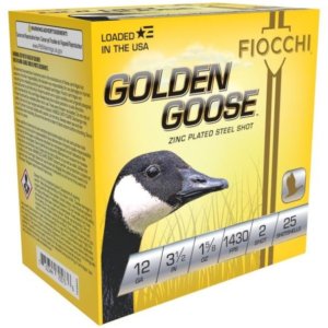 Fiocchi Golden Goose Shotshells 12ga 3 1/2" 1-5/8oz 1430fps #2 25/ct