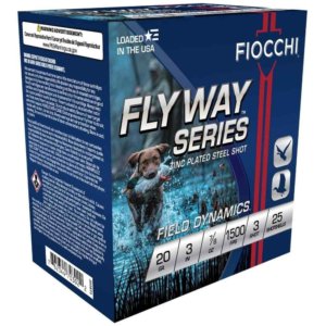 Fiocchi Flyway Steel Shotshells 20 ga 3" 7/8oz 1500fps #3 25/ct
