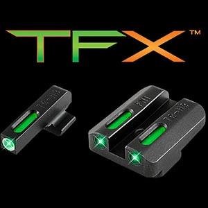 TRUGLO TFX Tritium/Fiber Optic Day/Night Sights Fits FNH FNP-45 | TRUGLO