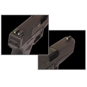 TRUGLO Tritium Night Sights Fits Novak .260/.450 Set - Front | TRUGLO