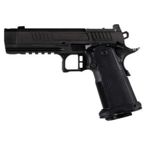 Alpha Foxtrot AF1911-Romulus MOS Adapter Handgun 9mm Luger 10rd Magazines(2) 4.25" Comp Bull Barrel DLC Black