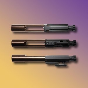 Q Honey Badger Bolt Carrier Group Stainless Steel Black Nitride Scar Cut 2-Piece