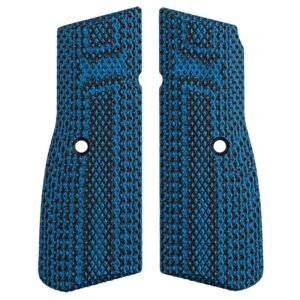 FN HIGH POWER G10 BLK/BLUE GRIPS