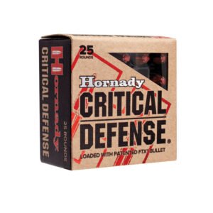 HORNADY CRITICAL DEFENSE 357MAG 125GR FTX 25RD BX 250RD CASE