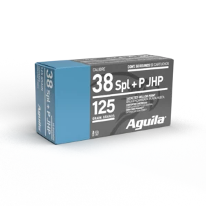 AGUILA 38 SPL JHP 125GR 50RD BOX 10 BXS PER CS