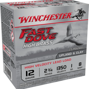 WINCHESTER 12G 2-3/4" #8 FAST DOVE HB 25RD/250RD