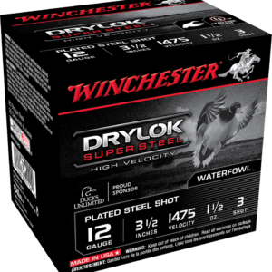 WINCHESTER DRYLOK SPR STEEL HV 12G 3-1/2" #3  1-1/2 OZ 25/250