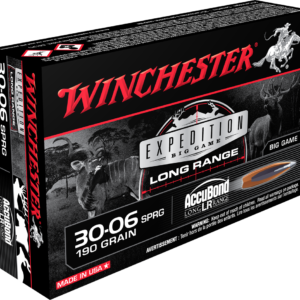 WINCHESTER EXPEDITION BIG GAME 30-06 190 GR ACCUBOND LR 20RD BX 200RD CASE