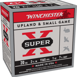 WINCHESTER SUPER X UPLAND HVY 20G 2-3/4" #7.5 1OZ 25RD BX 250RD CS
