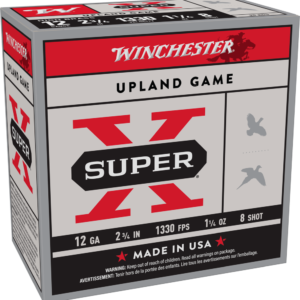 WINCHESTER SUPER X HEAVY GAME 12GA 2-3/4" 1OZ #8 25RD BX 250RD CASE