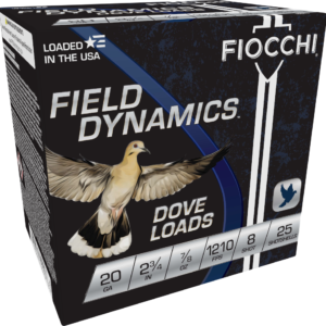 FIOCCHI 20G 2-3/4" 7/8OZ 8SHT G&T 25/250RDS