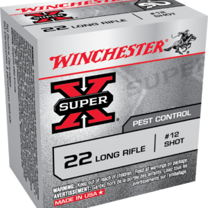WINCHESTER SUPER X PEST CONTROL 22LR 25GR #12SHT 50RD BX 5000RD CASE