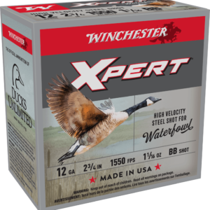 WINCHESTER SUPER X XPERT 12 GA 2-3/4" BB HV STEEL  1-1/16 OZ 25 RD/BX 10 BX/CS