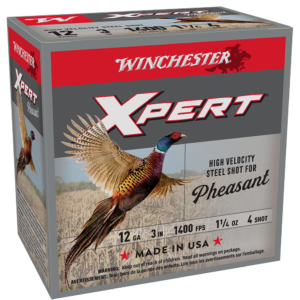 WINCHESTER SUPER X XPERT PHEASANT 12 GA 3" #4 HV 1-1/4 OZ LEAD FREE 25 RD/BX 10 BX/CS